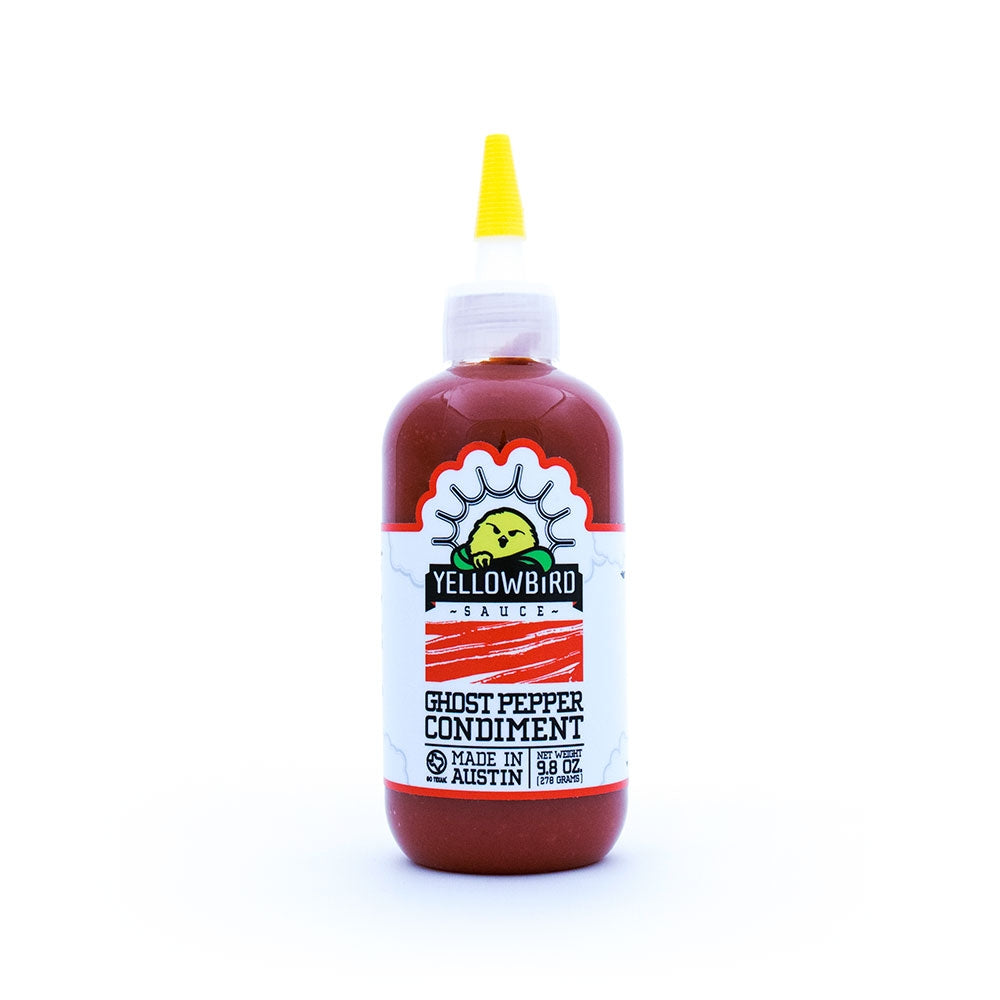 Yellowbird Sauce Ghost Pepper Condiment 9.8oz (278gm)