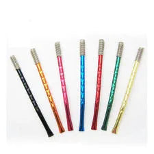 Yerba Mate Coloured Aluminium drinking Straw (Bombilla) spring end 15cm - Chile Mojo