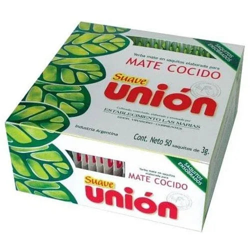 Yerba Mate Cocido 40pk Union Suave teabags - Chile Mojo