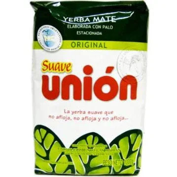 Yerba Mate 1kg Union Suave Original con palo (with stems) - Chile Mojo