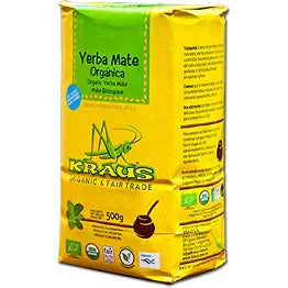 Yerba Mate 500gm Kraus Fair Trade Organic (con palo - sin humo) - Chile Mojo