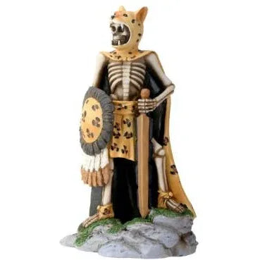 Day of the Dead Jaguar Warrior figurine - Chile Mojo
