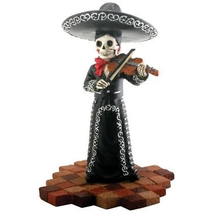 Day of the Dead figurine - Mariachi Senora with Violin - Chile Mojo