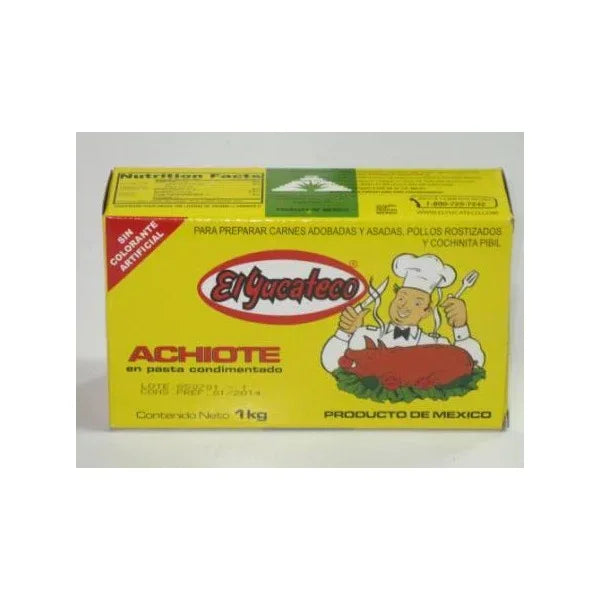 Achiote paste - El Yucateco 1kg - Chile Mojo